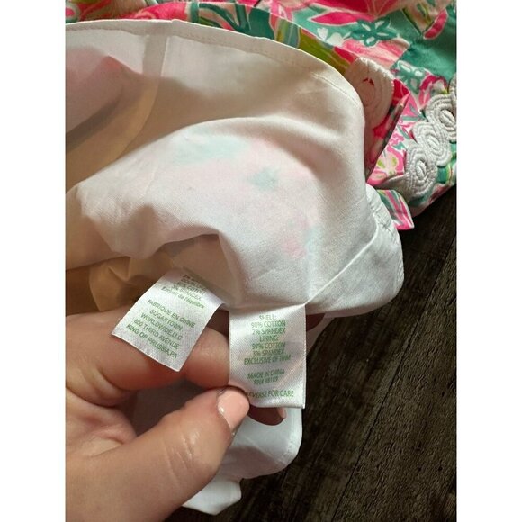 Lilly Pulitzer Mila Stretch Cotton Shift Dress Hot On The Scene Size 00 - Picture 7 of 7